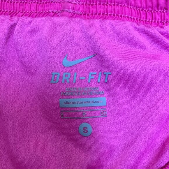 Nike Dri-Fit Pink, Maroon and white athletic shorts S - Picture 3 of 8